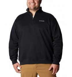 Men's Big & Tall Hart Mountain II Half Zip Sweatshirt Black $31.85 Sweatshirt