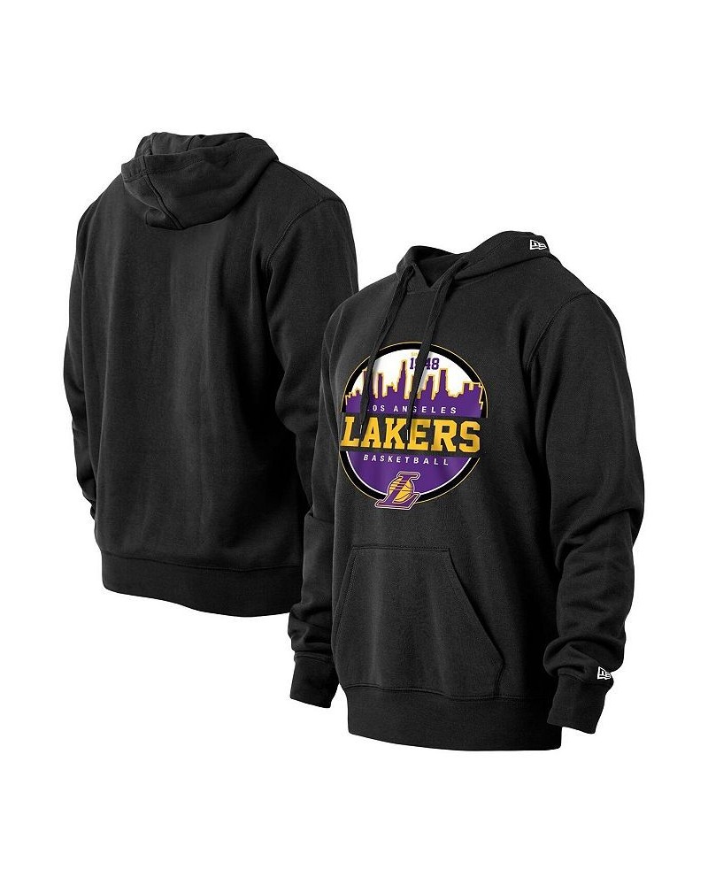 Men's Black Los Angeles Lakers Localized Pullover Hoodie $32.23 Sweatshirt