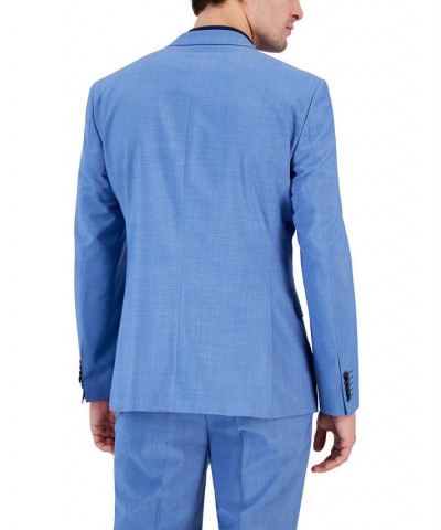 Boss Men's Modern-Fit Light Blue Superflex Suit Jacket Blue $204.75 Suits