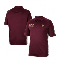 Men's Maroon Texas State Bobcats OHT Military-Inspired Appreciation Snow Camo Polo Shirt $25.20 Polo Shirts