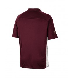 Men's Maroon Texas State Bobcats OHT Military-Inspired Appreciation Snow Camo Polo Shirt $25.20 Polo Shirts