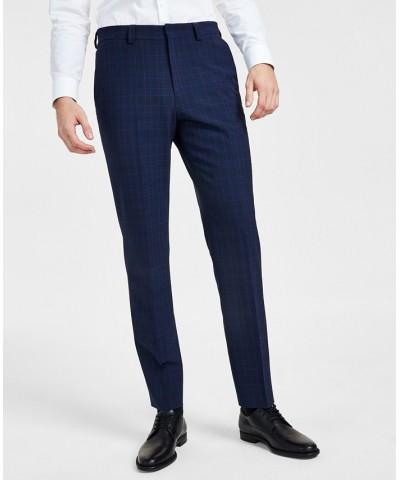 Men's Modern-Fit Wool Suit Pants Multi $72.80 Suits