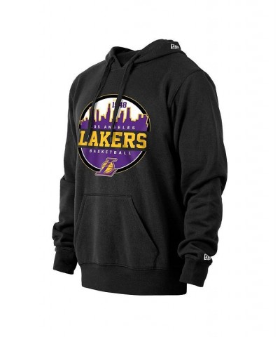 Men's Black Los Angeles Lakers Localized Pullover Hoodie $32.23 Sweatshirt