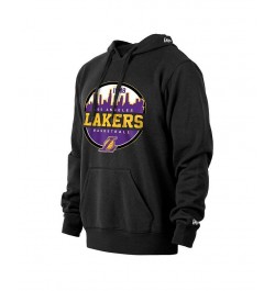 Men's Black Los Angeles Lakers Localized Pullover Hoodie $32.23 Sweatshirt