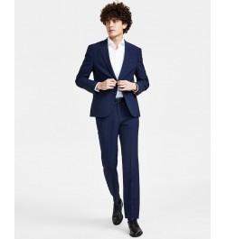 Men's Modern-Fit Wool Suit Pants Multi $72.80 Suits