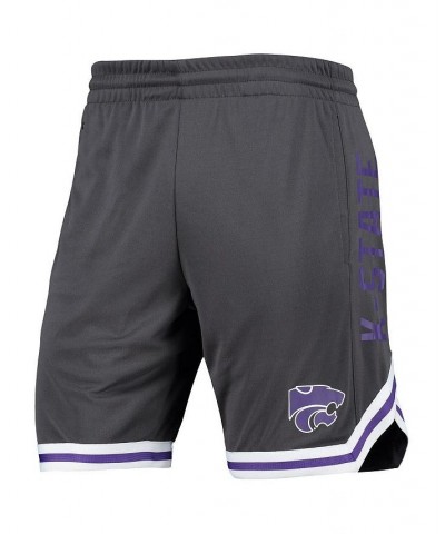 Men's Charcoal Kansas State Wildcats Continuity Shorts $23.59 Shorts