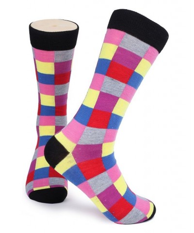 Men's Funky Colorful Dress Socks Pack of 12 PD03 $20.52 Socks