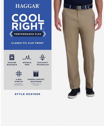 Cool Right Performance Flex Classic Fit Flat Front Pant Dark Grey $24.75 Pants