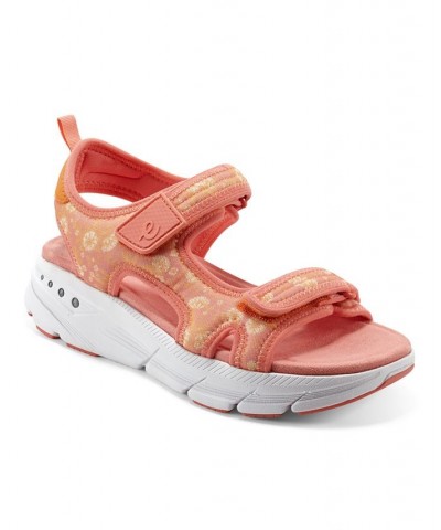 Women's Maison Emove Walking Sandals Orange $41.83 Shoes