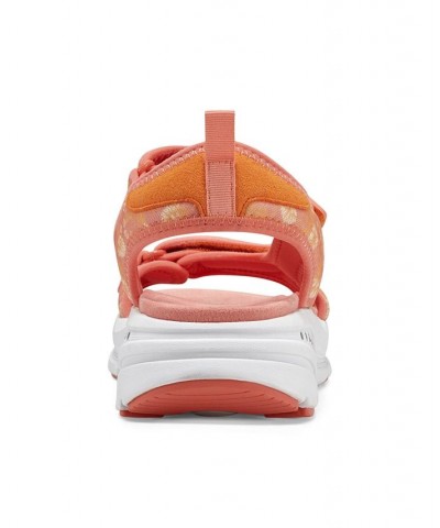 Women's Maison Emove Walking Sandals Orange $41.83 Shoes