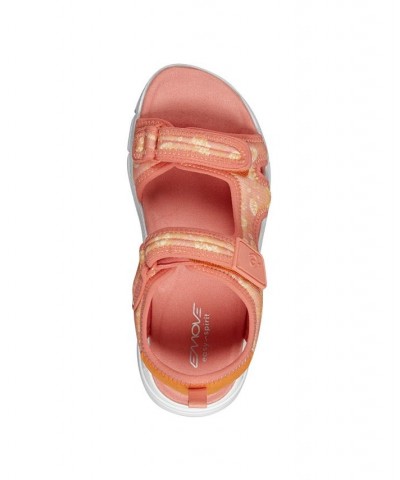 Women's Maison Emove Walking Sandals Orange $41.83 Shoes