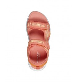 Women's Maison Emove Walking Sandals Orange $41.83 Shoes