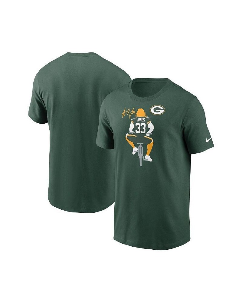 Men's Aaron Jones Green Green Bay Packers Player Graphic T-shirt $20.70 T-Shirts