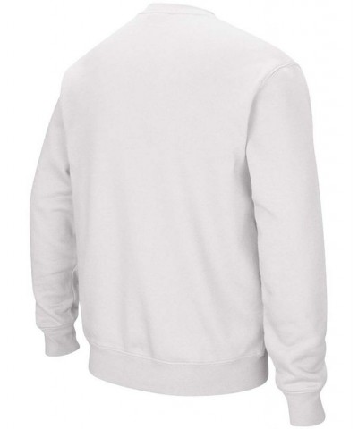 Men's White Pitt Panthers Arch Logo Sweatshirt $32.39 Sweatshirt