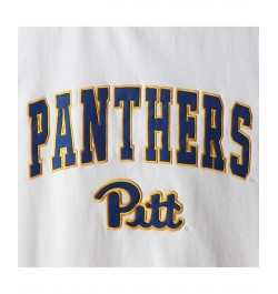 Men's White Pitt Panthers Arch Logo Sweatshirt $32.39 Sweatshirt