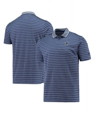 Men's Navy Dallas Cowboys Vapor Performance Polo $44.19 Polo Shirts