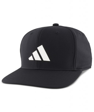 Men's 3-Bar UPF 50 Snapback Hat Black $17.88 Accessories