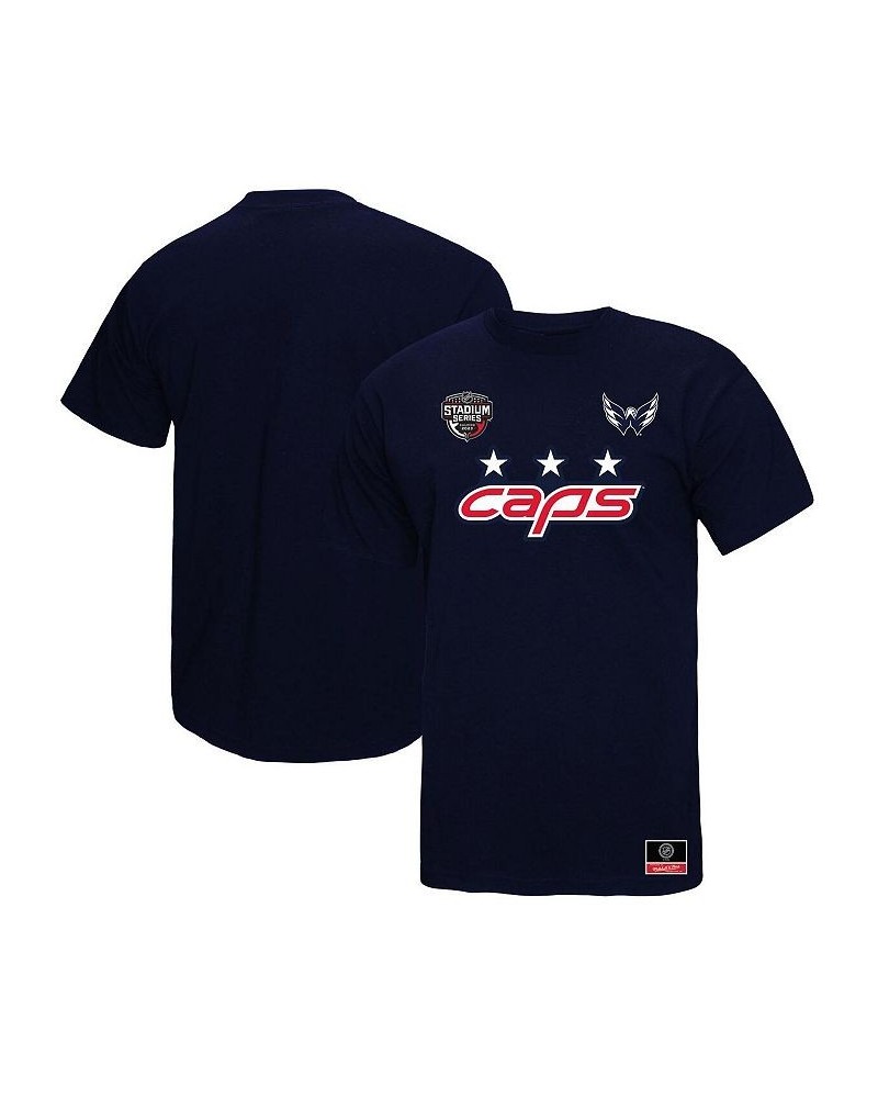 Men's Navy Washington Capitals 2023 NHL Stadium Series Team T-shirt $27.49 T-Shirts