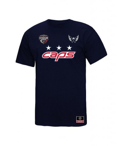 Men's Navy Washington Capitals 2023 NHL Stadium Series Team T-shirt $27.49 T-Shirts