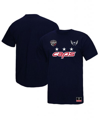 Men's Navy Washington Capitals 2023 NHL Stadium Series Team T-shirt $27.49 T-Shirts