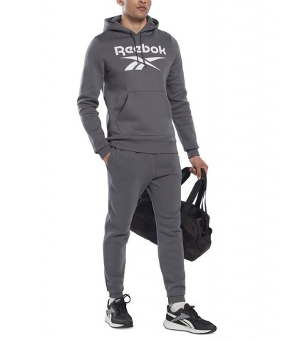 Men's Logo-Print Fleece Hoodie & Joggers Pure Grey $21.99 Sweatshirt