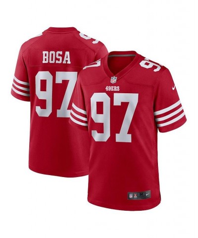 Men's Nick Bosa Scarlet San Francisco 49ers Player Game Jersey $32.10 Jersey