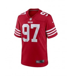 Men's Nick Bosa Scarlet San Francisco 49ers Player Game Jersey $32.10 Jersey