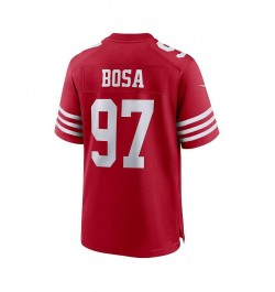 Men's Nick Bosa Scarlet San Francisco 49ers Player Game Jersey $32.10 Jersey