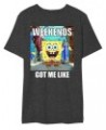 Weekends Got Me Like Men's Graphic T-Shirt Gray $17.50 T-Shirts