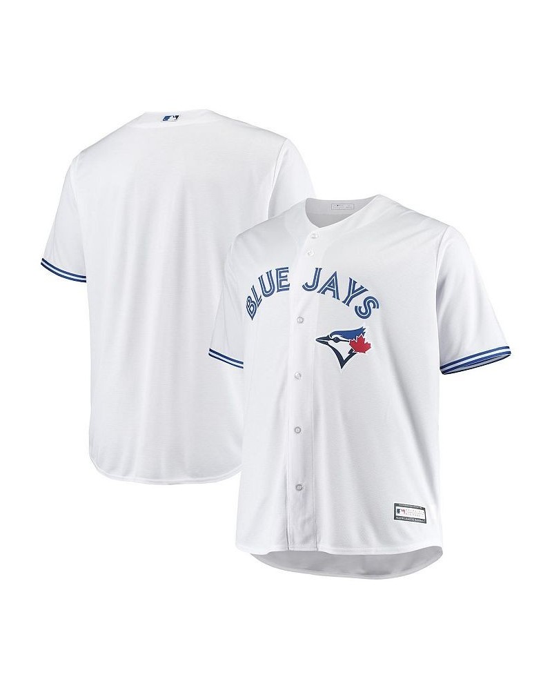 Men's White Toronto Blue Jays Big and Tall Home Replica Team Jersey $34.10 Jersey