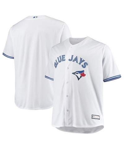 Men's White Toronto Blue Jays Big and Tall Home Replica Team Jersey $34.10 Jersey