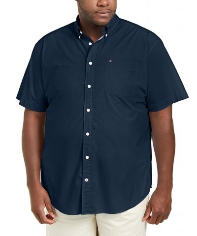 Men's Big & Tall Maxwell Short-Sleeve Button-Down Shirt Navy Blazer $31.85 Shirts