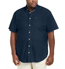 Men's Big & Tall Maxwell Short-Sleeve Button-Down Shirt Navy Blazer $31.85 Shirts