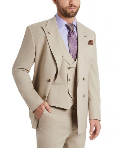 Men's Classic-Fit Tan Suit Jacket Tan/Beige $143.55 Suits