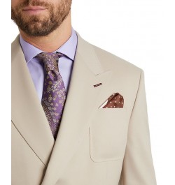 Men's Classic-Fit Tan Suit Jacket Tan/Beige $143.55 Suits