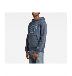 Men's Regular-Fit Retro Shadow Logo Graphic Hoodie Green $36.23 Sweatshirt