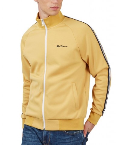 Men's House Taped Full-Zip Track Jacket Yellow $57.12 Sweatshirt