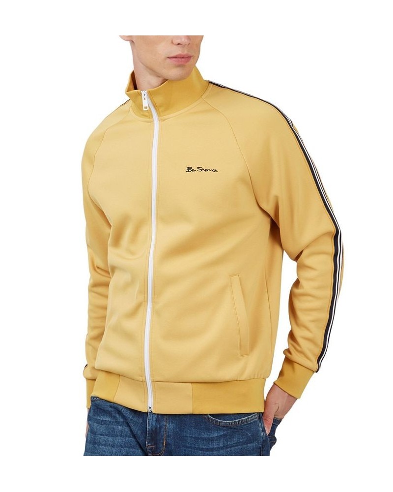 Men's House Taped Full-Zip Track Jacket Yellow $57.12 Sweatshirt