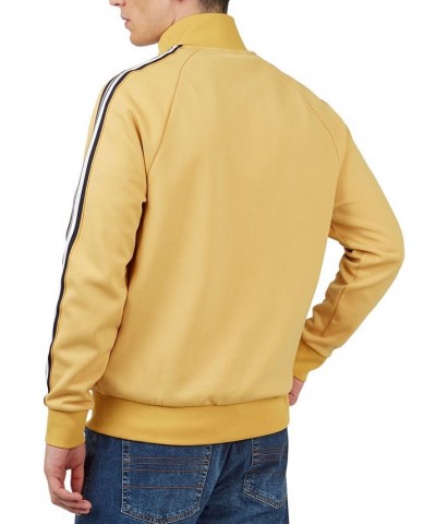 Men's House Taped Full-Zip Track Jacket Yellow $57.12 Sweatshirt