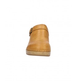 Women's Shira Slip Resistant Clogs Yellow $39.95 Shoes