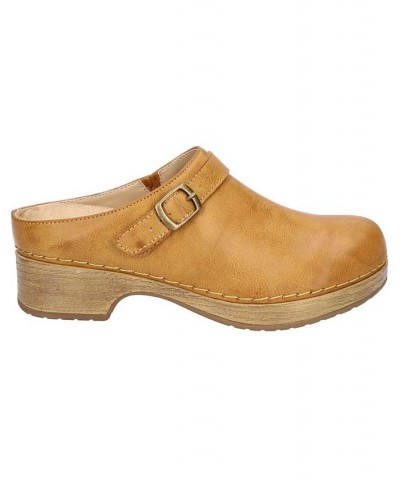 Women's Shira Slip Resistant Clogs Yellow $39.95 Shoes