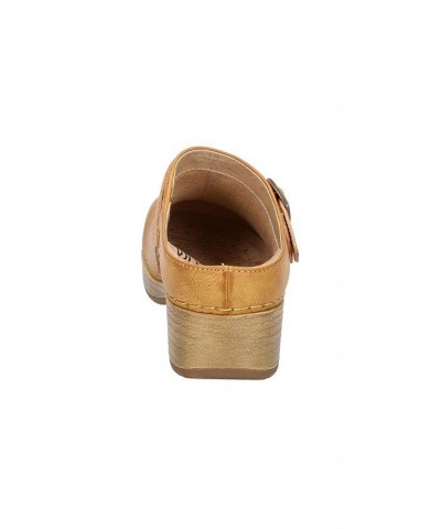 Women's Shira Slip Resistant Clogs Yellow $39.95 Shoes