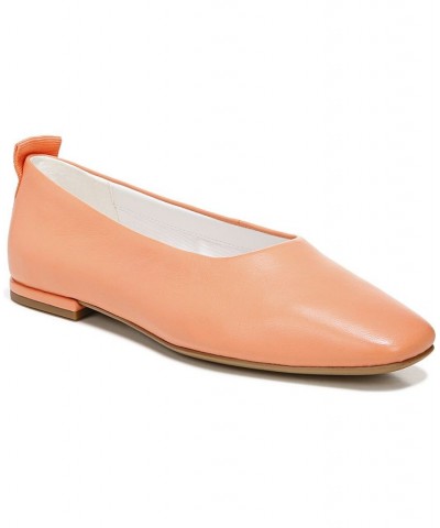 Vana Ballet Flats Orange Faux Leather $45.50 Shoes