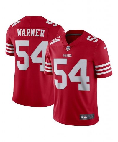 Men's Fred Warner Scarlet San Francisco 49ers Vapor Limited Jersey $39.00 Jersey