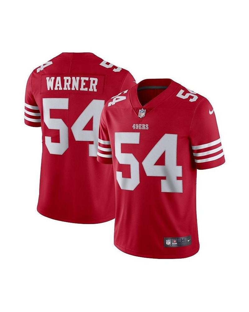 Men's Fred Warner Scarlet San Francisco 49ers Vapor Limited Jersey $39.00 Jersey