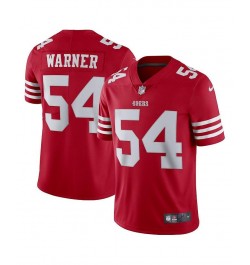 Men's Fred Warner Scarlet San Francisco 49ers Vapor Limited Jersey $39.00 Jersey