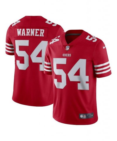 Men's Fred Warner Scarlet San Francisco 49ers Vapor Limited Jersey $39.00 Jersey