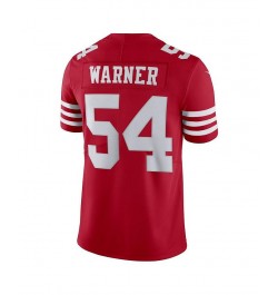 Men's Fred Warner Scarlet San Francisco 49ers Vapor Limited Jersey $39.00 Jersey