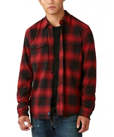 Men's Plaid Work Wear Cloud Soft Long Sleeve Flannel Shirt PD03 $30.86 Shirts