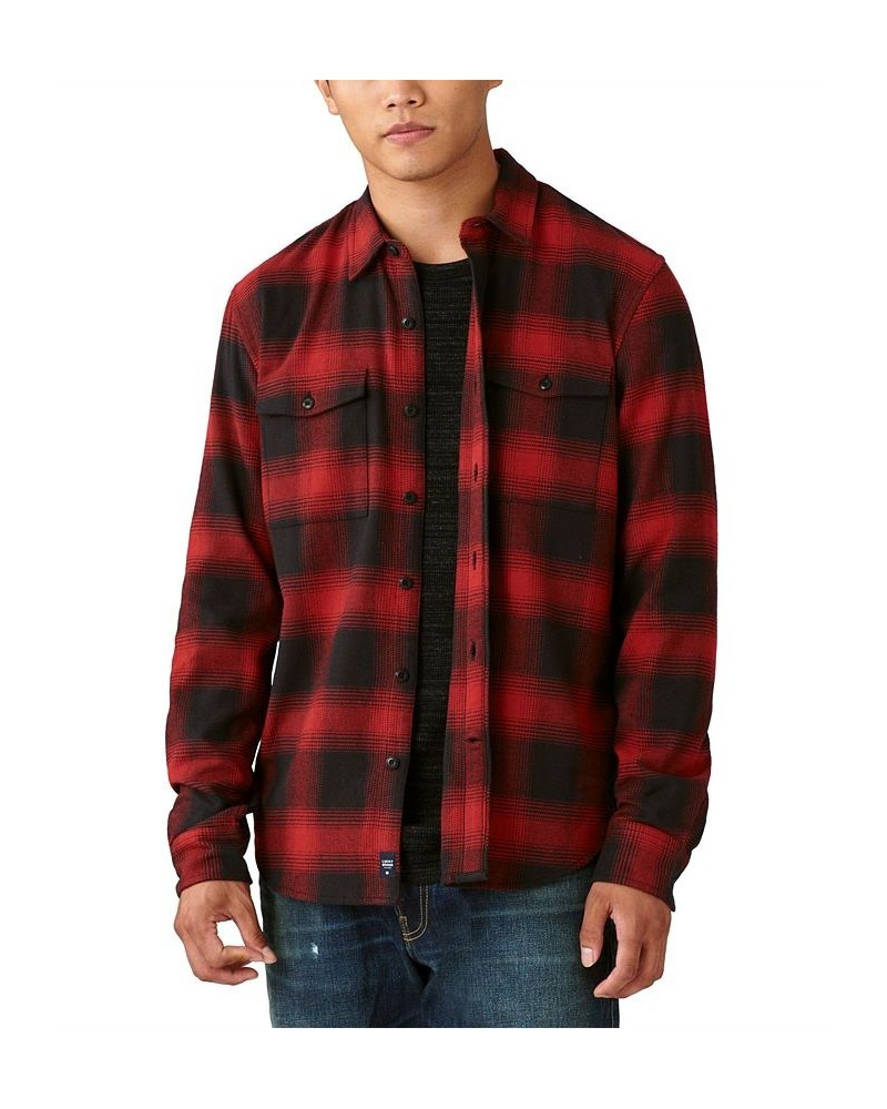 Men's Plaid Work Wear Cloud Soft Long Sleeve Flannel Shirt PD03 $30.86 Shirts